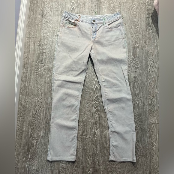 CHANEL Multicolor Embroidered Denim Jeans, Size 44 (Women) P40487V29445 - Picture 2 of 14